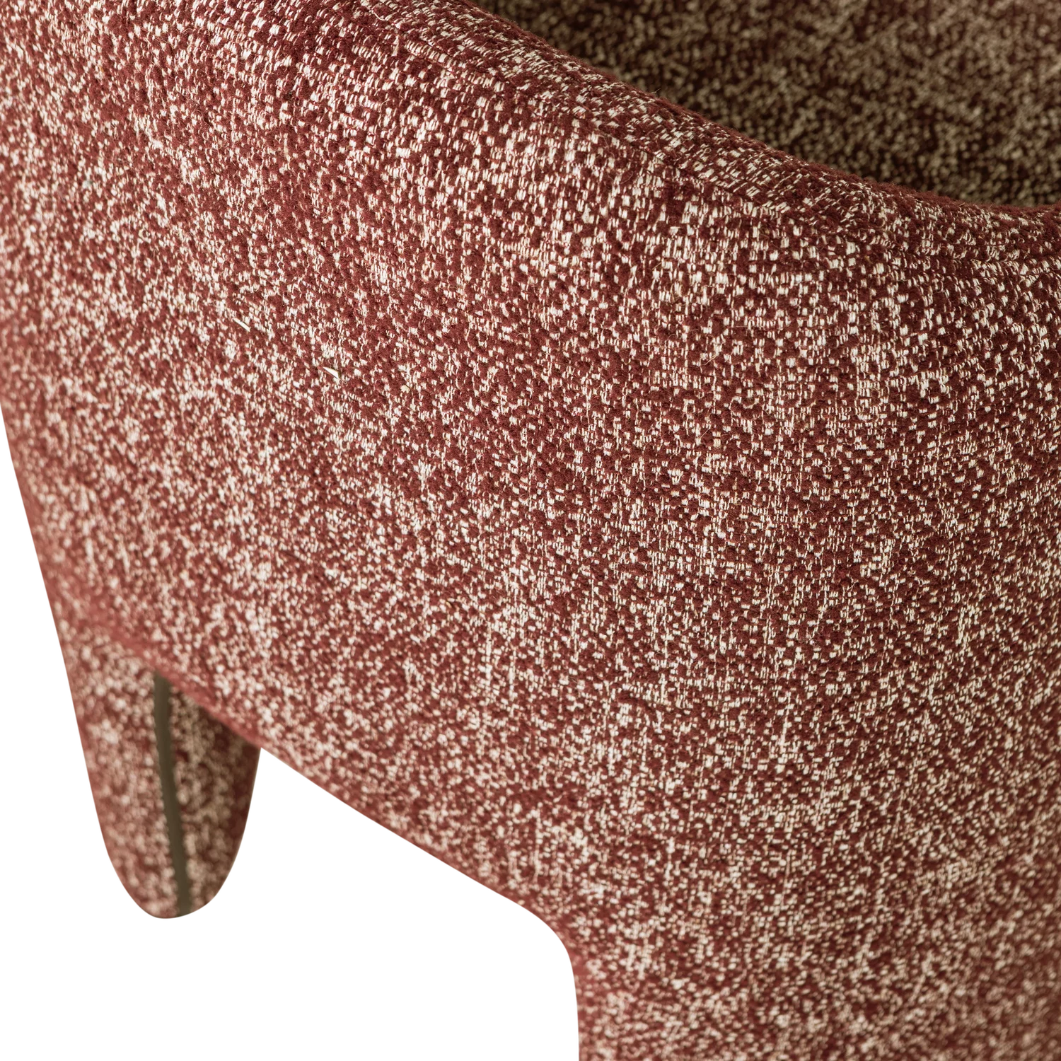 Eetkamerstoel Op Wielen Cordo Melange Stof - Afbeelding 7