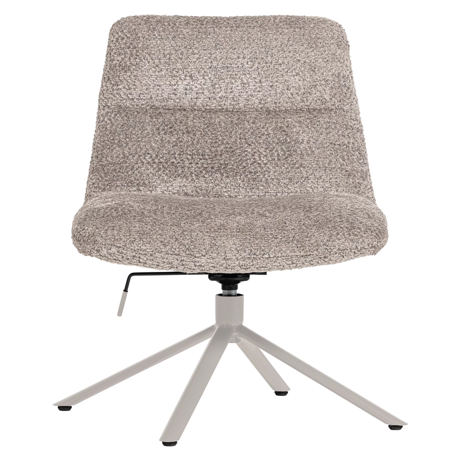 Verstelbare Draaifauteuil Soren Wollige Stof - Afbeelding 3