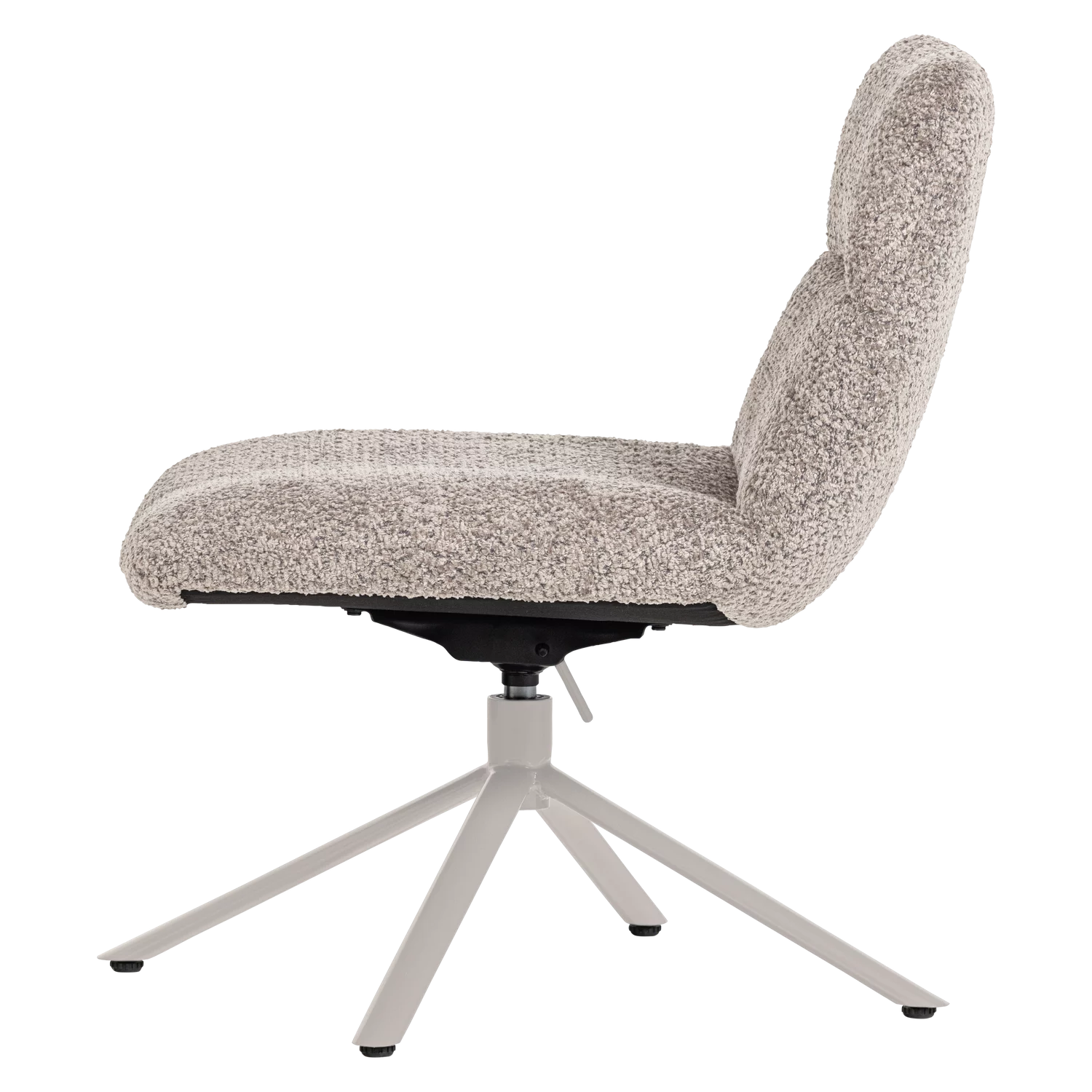Verstelbare Draaifauteuil Soren Wollige Stof - Afbeelding 4