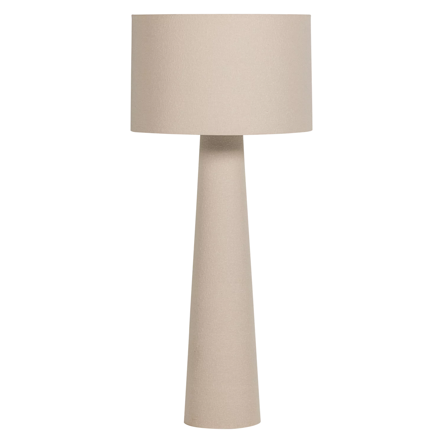 Loft Vloerlamp Xxl Metaal/Boucle Naturel 160Xo70 Cm