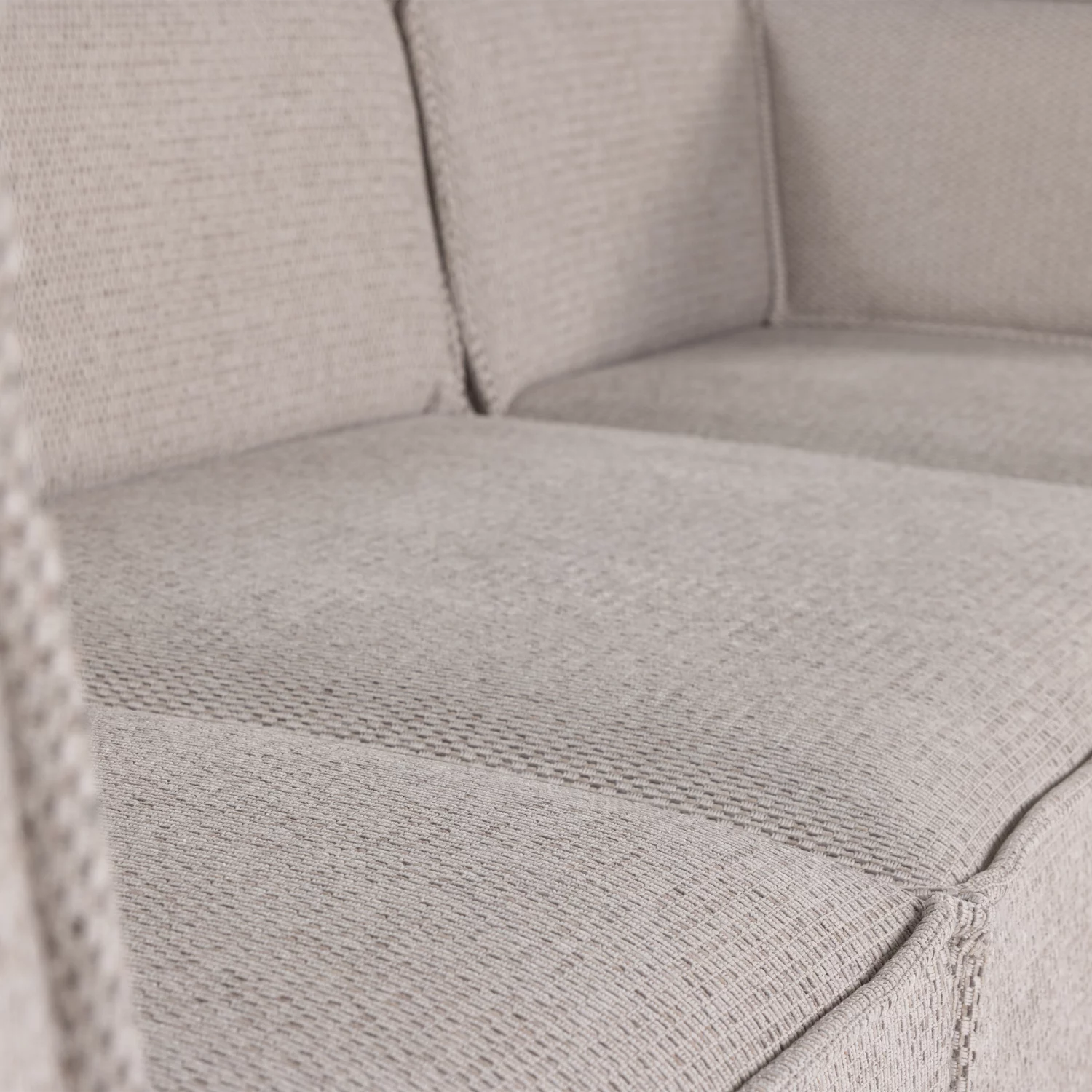 Loungebank Manu 286Cm, Chenille, Kleur Naturel - Afbeelding 8