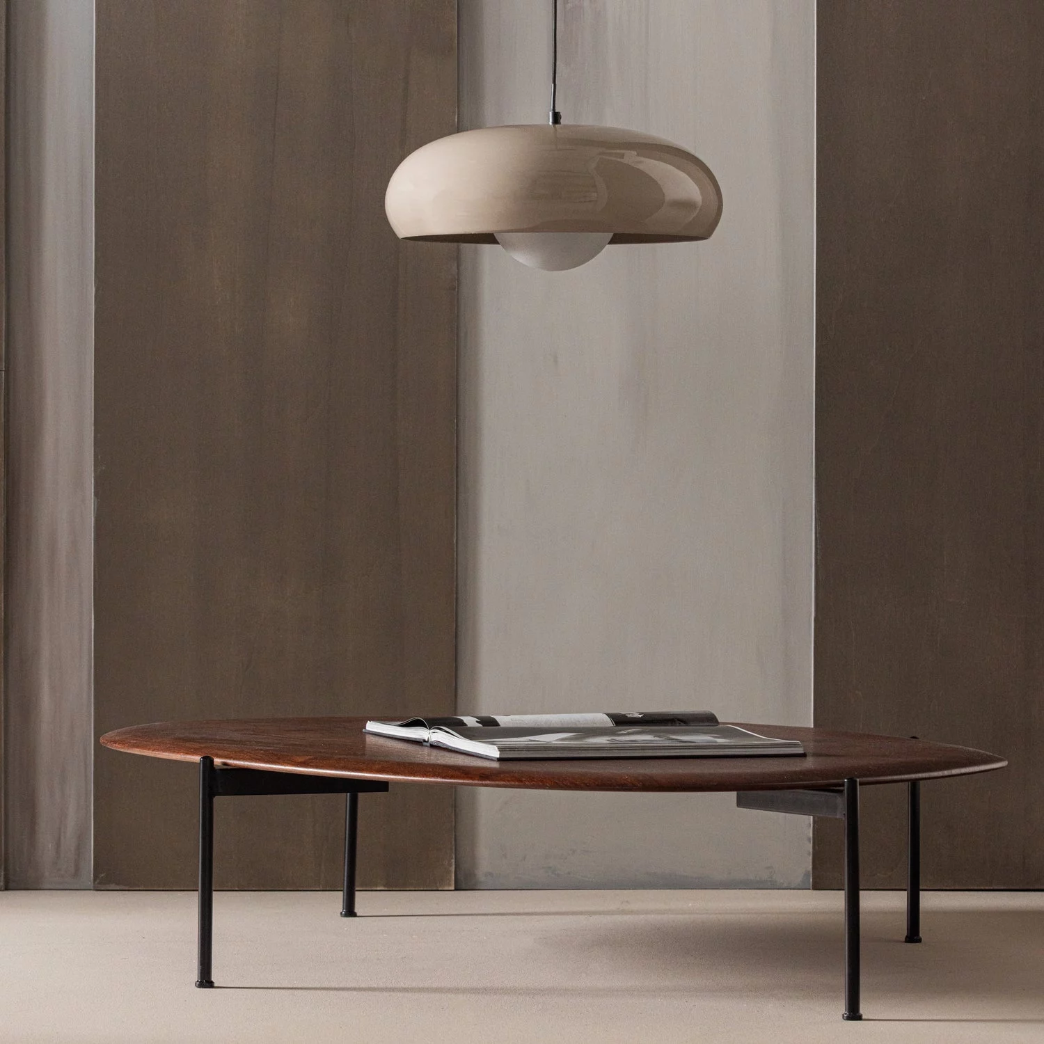 Kota Salontafel 26X121X79 Cm Mdf/Fineer Bruin - Afbeelding 3