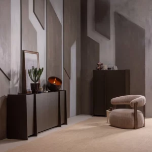 Alternative view of Fauteuil Foon 3D Structuurstof En Hout