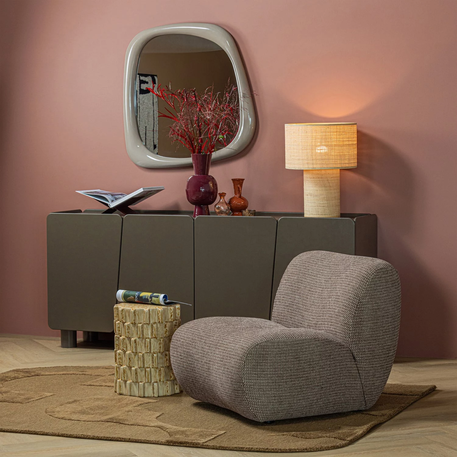 Ronde Bijzettafel Axu Keramiek, 35Cm - Afbeelding 3