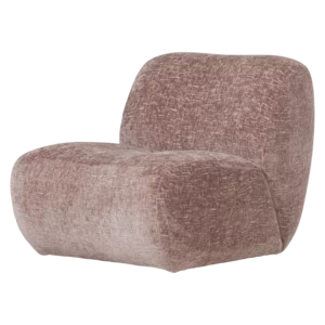 Nomu Fauteuil Craquele Velvet Lichtroze [Fsc]
