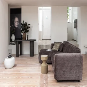 Alternative view of Maan Organisch Sidetable/Bureau Mdf Donkerbruin