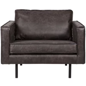 Alternative view of Fauteuil Rodeo Gerecyled Leer