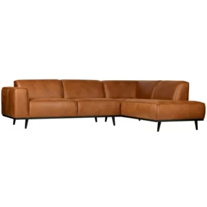 Alternative view of Hoekbank Statement Suedine 274Cm