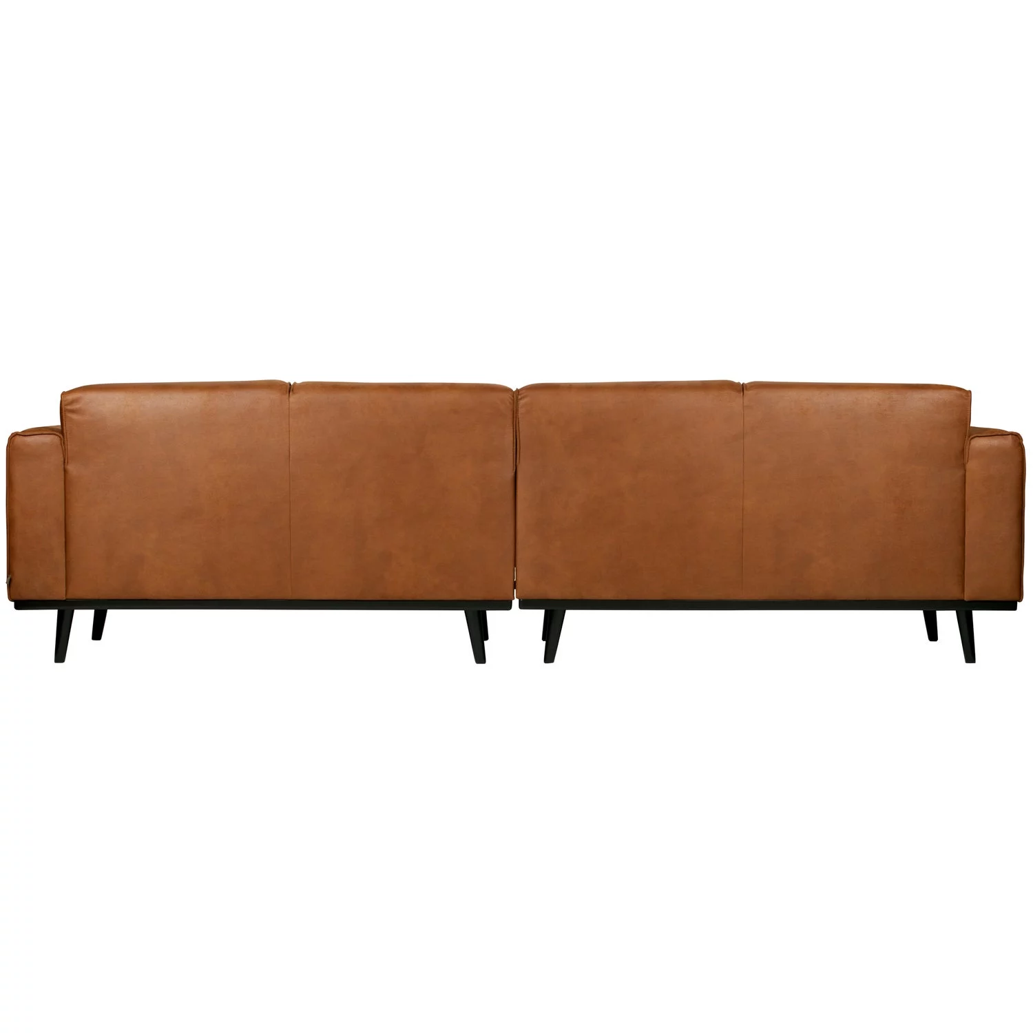 Statement 4-Zits Bank 280 Cm Ecoleer Cognac - Afbeelding 4