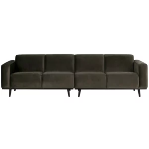 Statement 4-Zits Bank 280 Cm Velvet Warmgroen