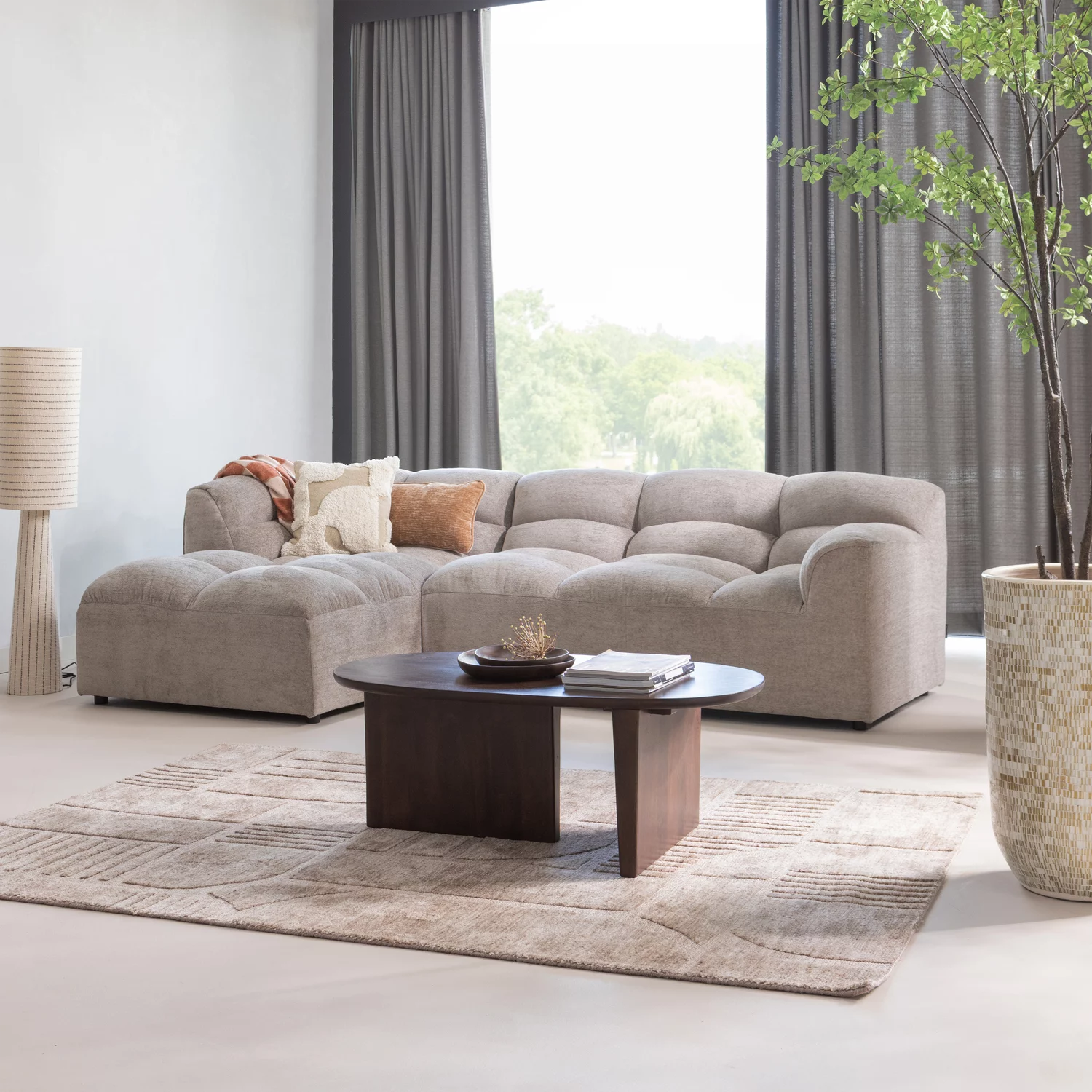 Seam Salontafel Mangohout Donkerbruin - Afbeelding 2