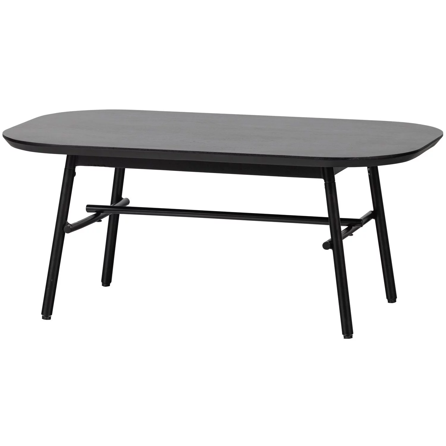 Elegance Salontafel Mangohout/Metaal Zwart