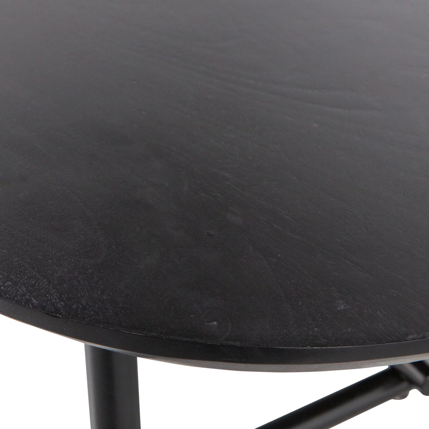 Elegance Salontafel Mangohout/Metaal Zwart - Afbeelding 7