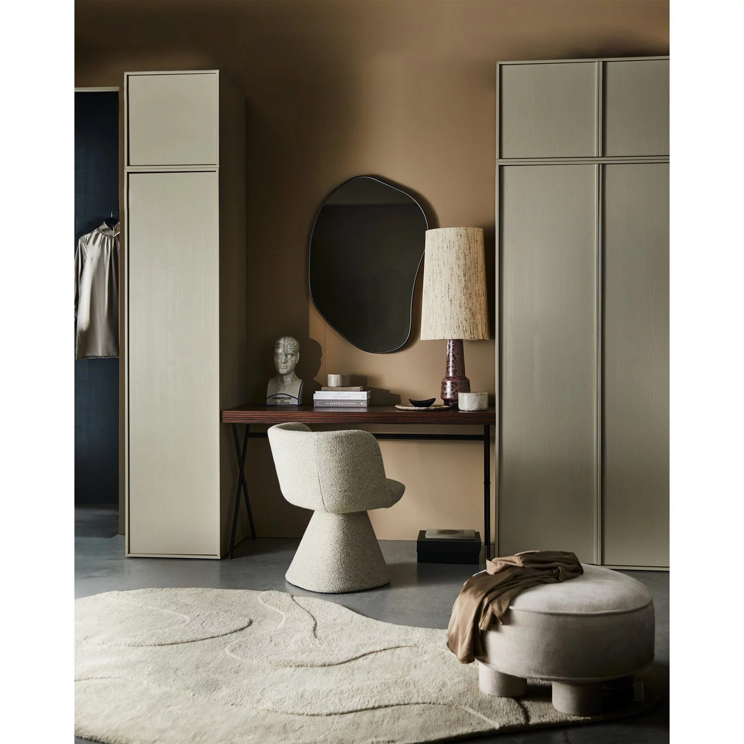 Romee Organische Spiegel Metaal Zwart 100X70 Cm - Afbeelding 3