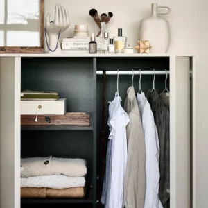 Alternative view of Daily Closet Double 110X100 Cm Grenen Dakargrau [Fsc]