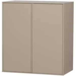 Daily Closet Double 110X100 Cm Grenen Dakargrau [Fsc]