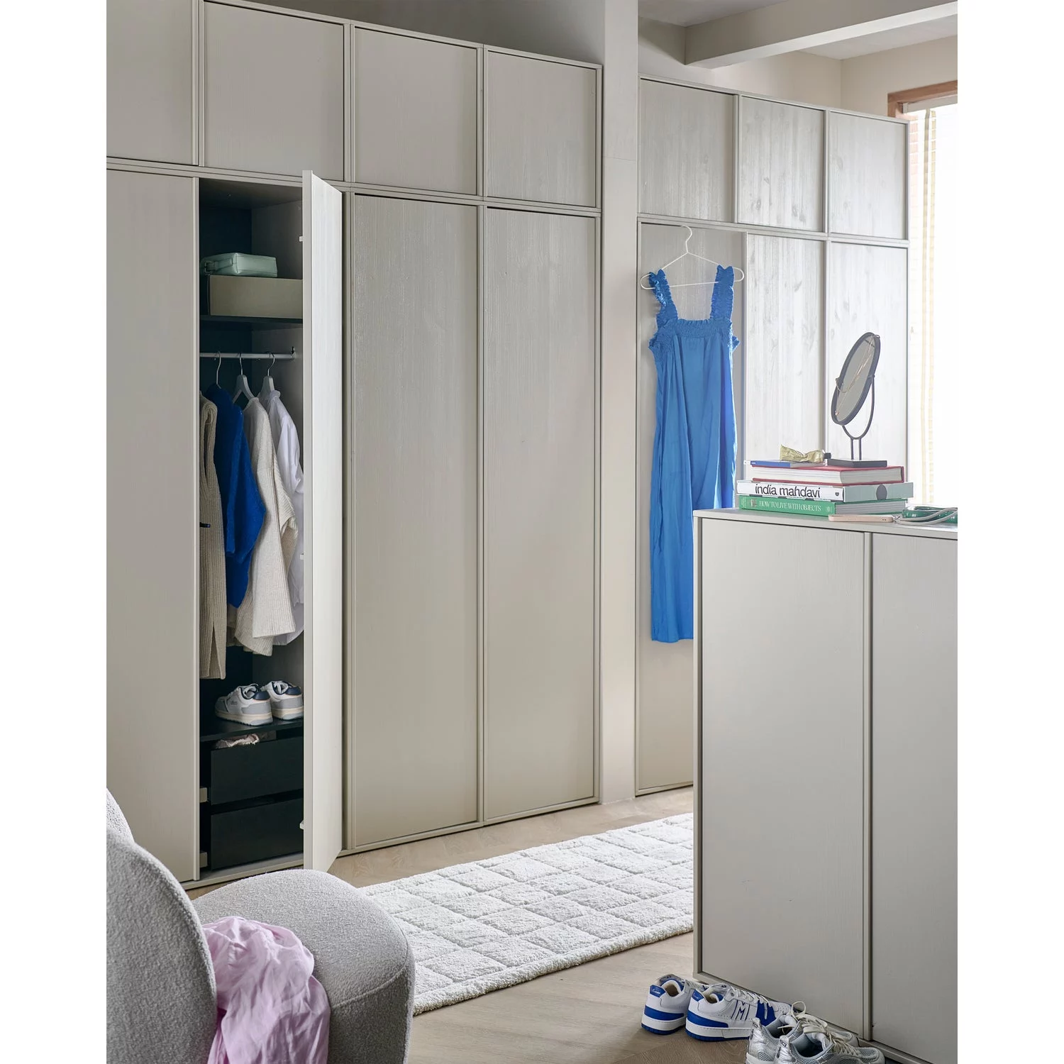 Opbergkast/Kledingkast Daily Closet Kleur Dakargrau - Afbeelding 3