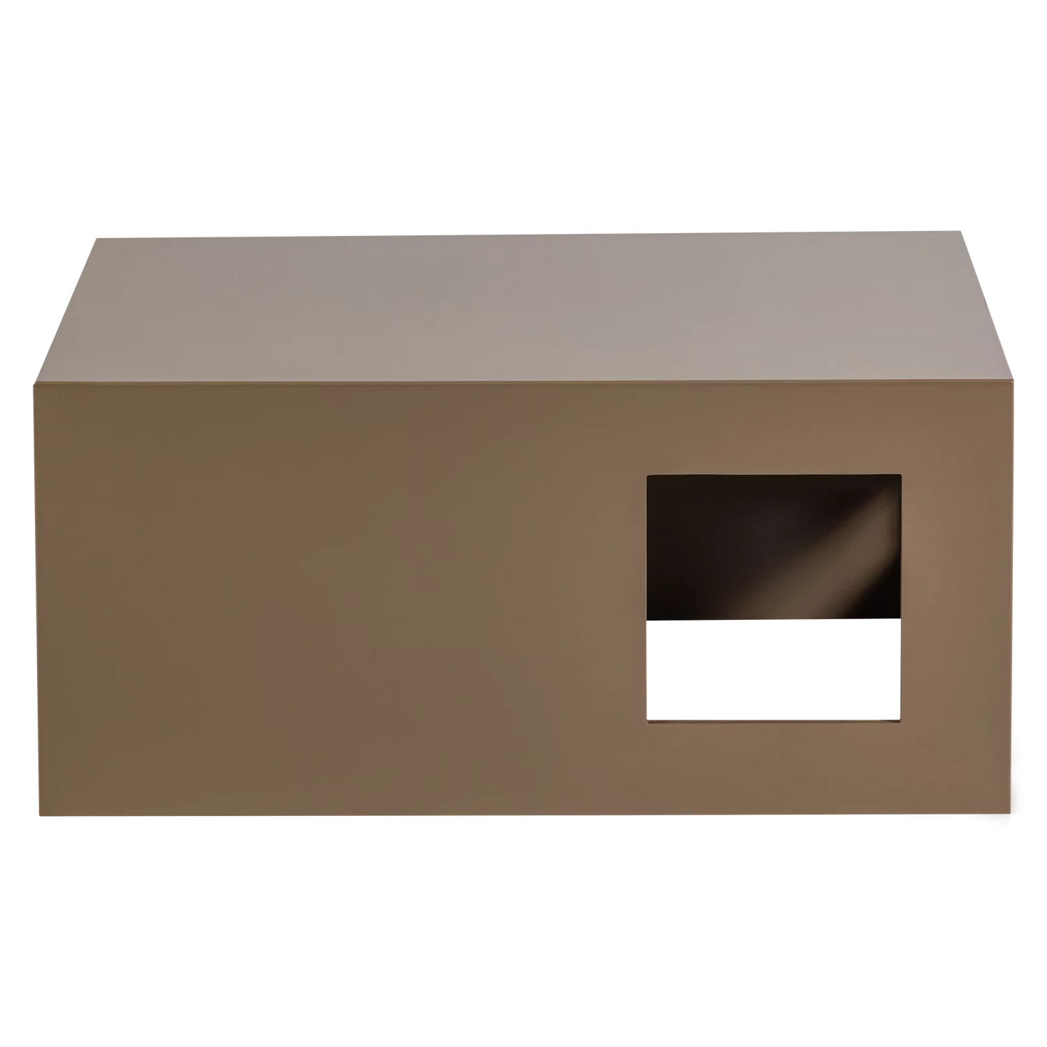 Modern Salontafel Mdf Hout Hoogglans Zand - Afbeelding 3