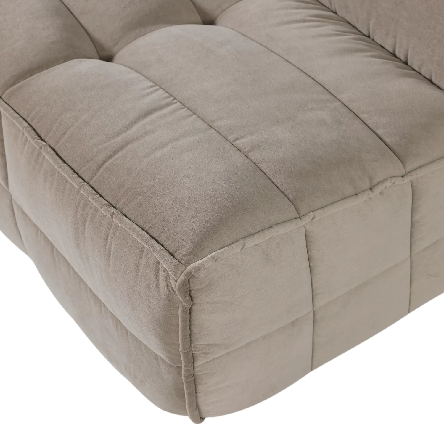 Cluster 3-Zits Bank Velvet Warm Taupe - Afbeelding 4