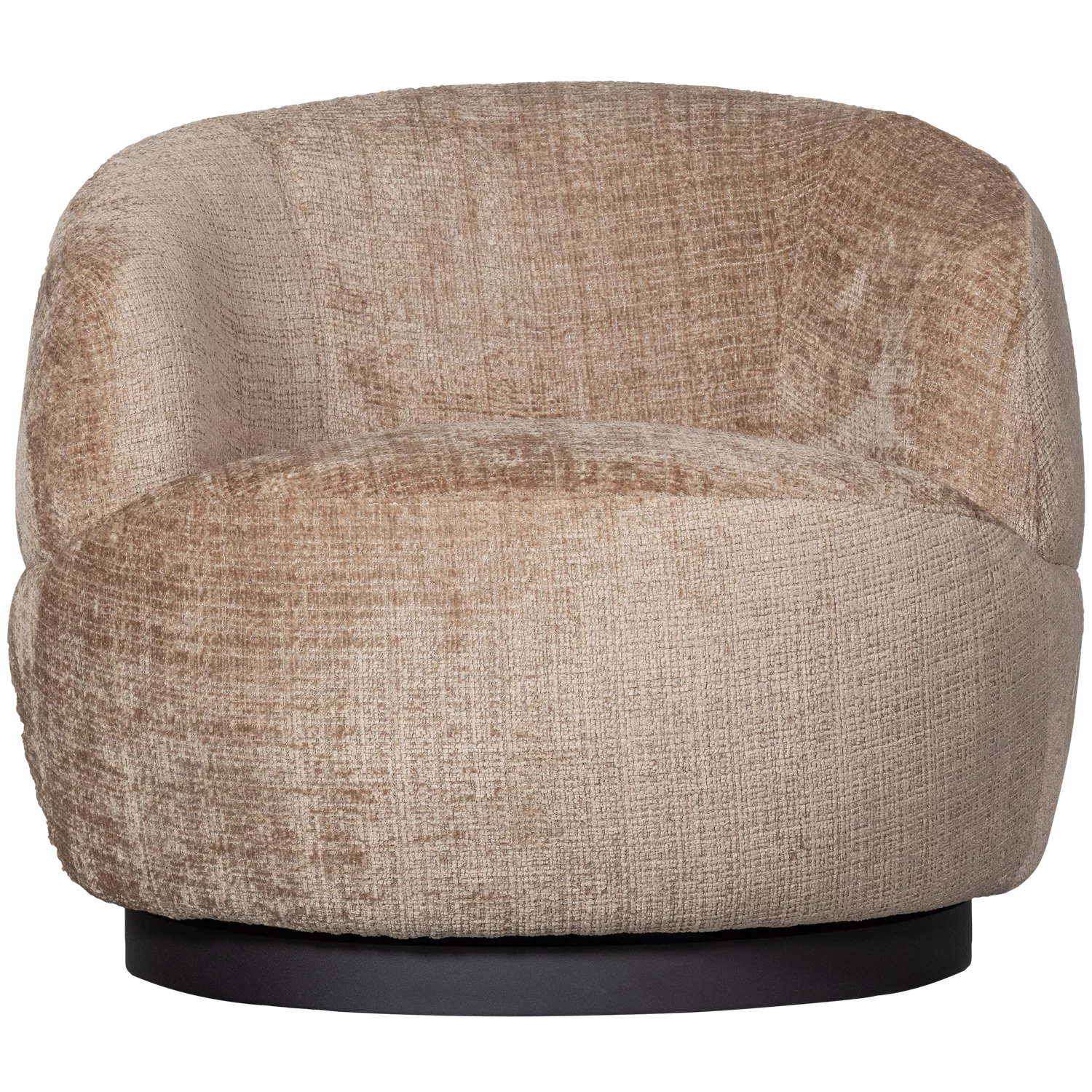 Woolly Draaifauteuil Chenille Zand - Afbeelding 3