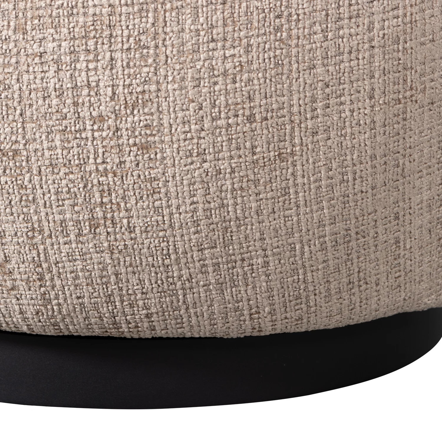 Woolly Draaifauteuil Chenille Zand - Afbeelding 6