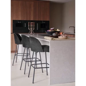 Alternative view of Vogue Barstoel 80 Cm Velvet Zwart