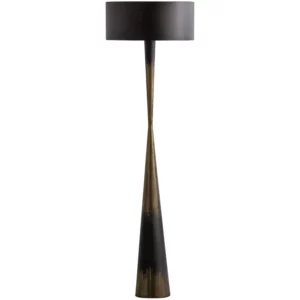 Blackout Too Staande Lamp Metaal Zwart/Messing