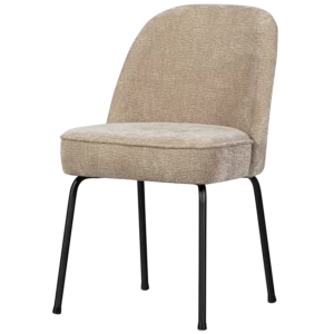 Vogue Eetkamerstoel 3D Chenille Zand