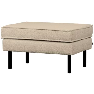 Alternative view of Rodeo Hocker Op Poten Boucle Beige