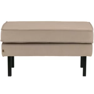 Rodeo Hocker Op Poten Velvet Khaki