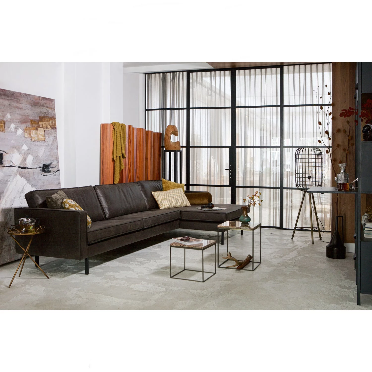 Loungebank Rodeo Rechts, Eco Leder - Afbeelding 2