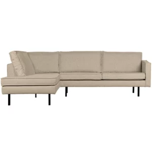 Hoekbank Rodeo Bouclé, Kleur Beige