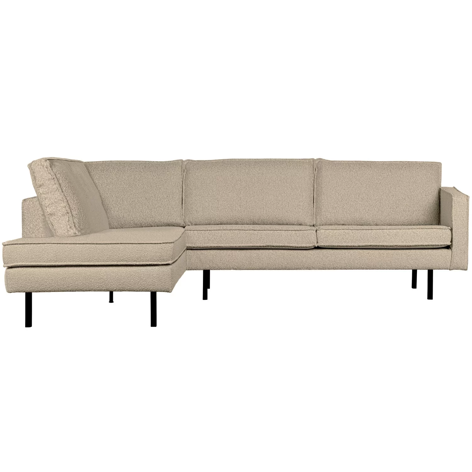 Hoekbank Rodeo Bouclé, Kleur Beige