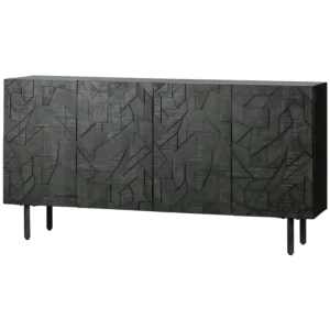 Counter Dressoir Hout Zwart