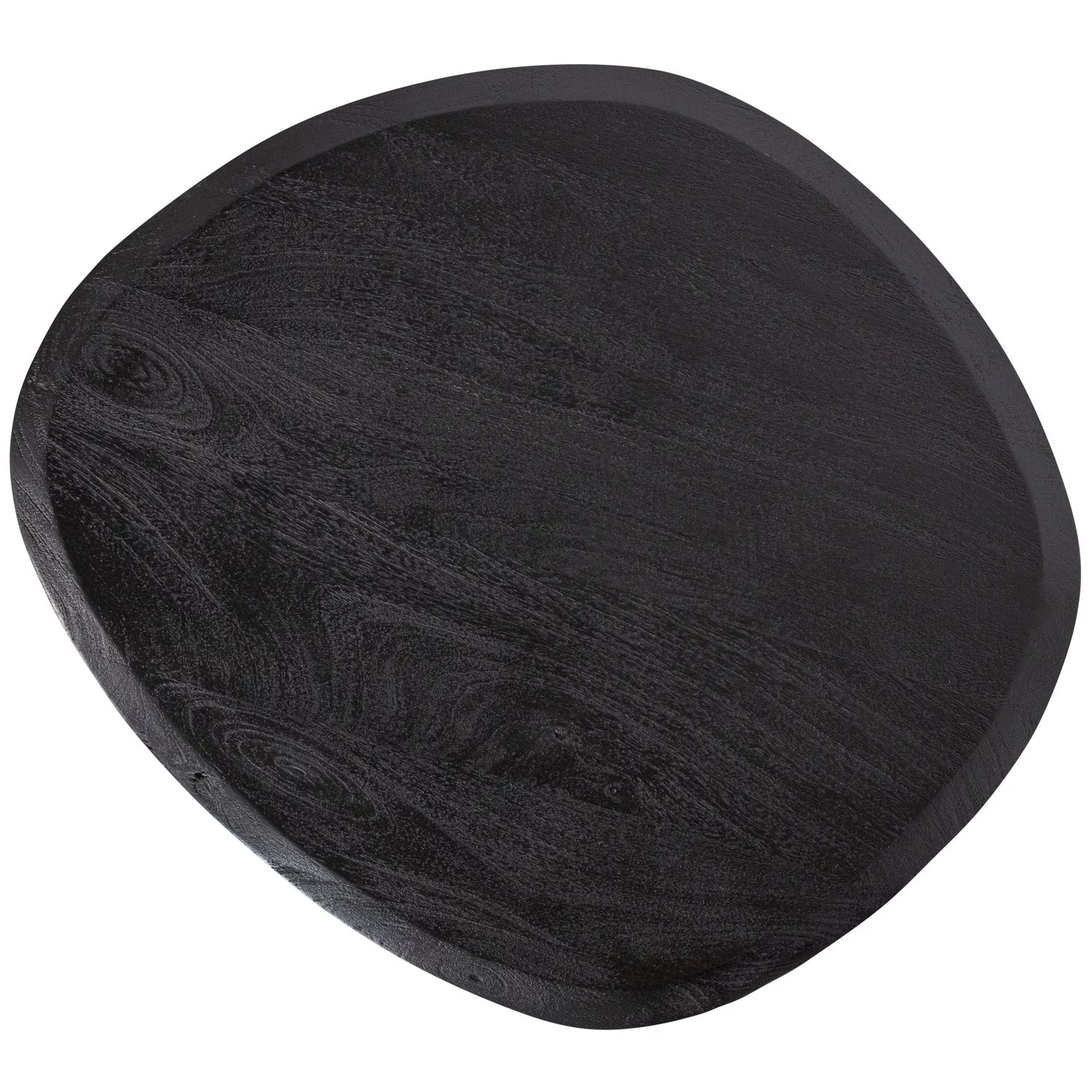 Organische Salontafel Posture Mangohout, Kleur Zwart - Afbeelding 3
