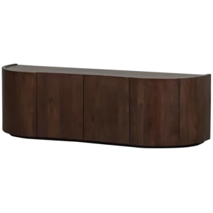 Sense Dressoir 4-Deurs Mangohout Walnoot