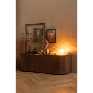 Alternative view of Sense Dressoir 4-Deurs Mangohout Walnoot