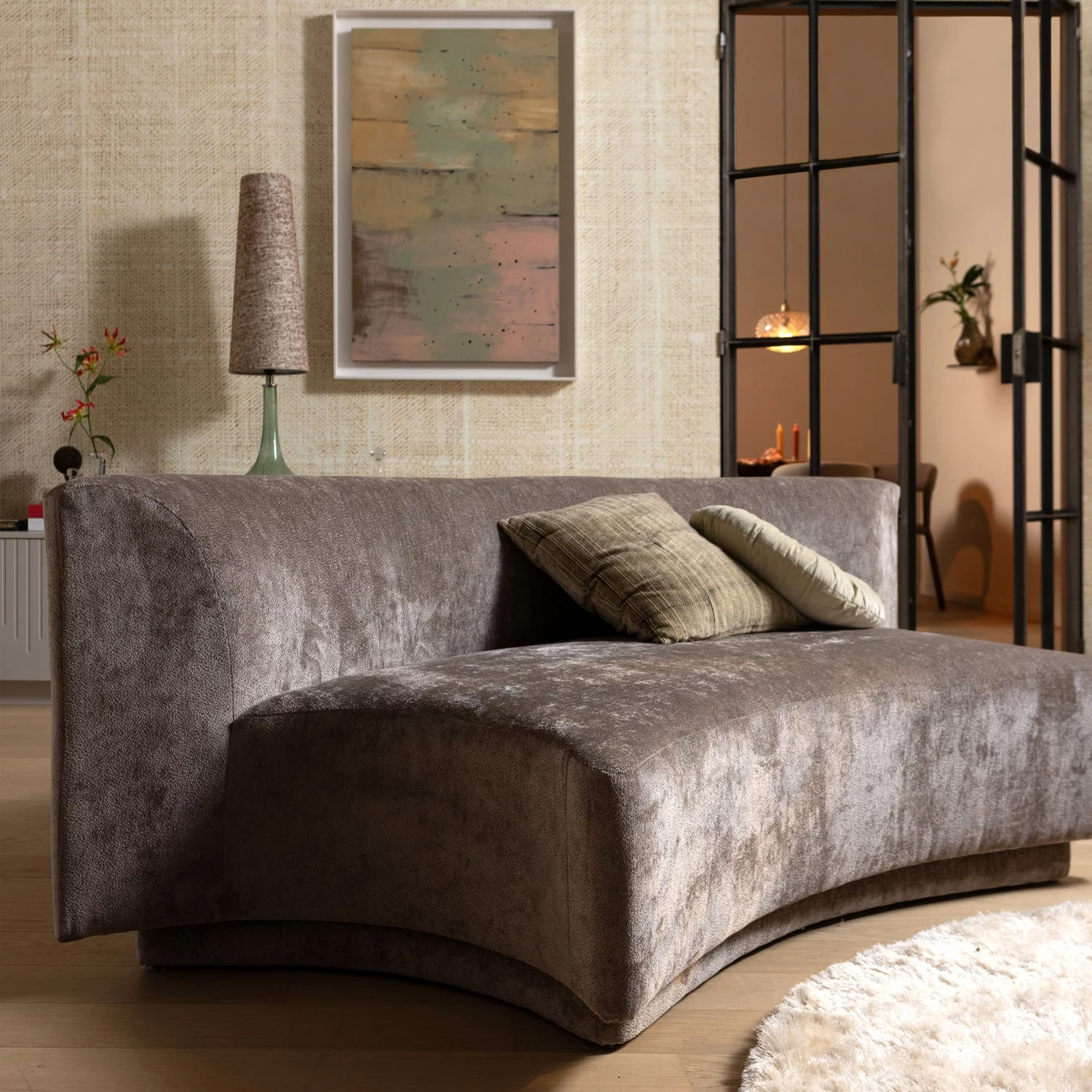 2-Zits Bank Popular Modulair, Chenille - Afbeelding 2