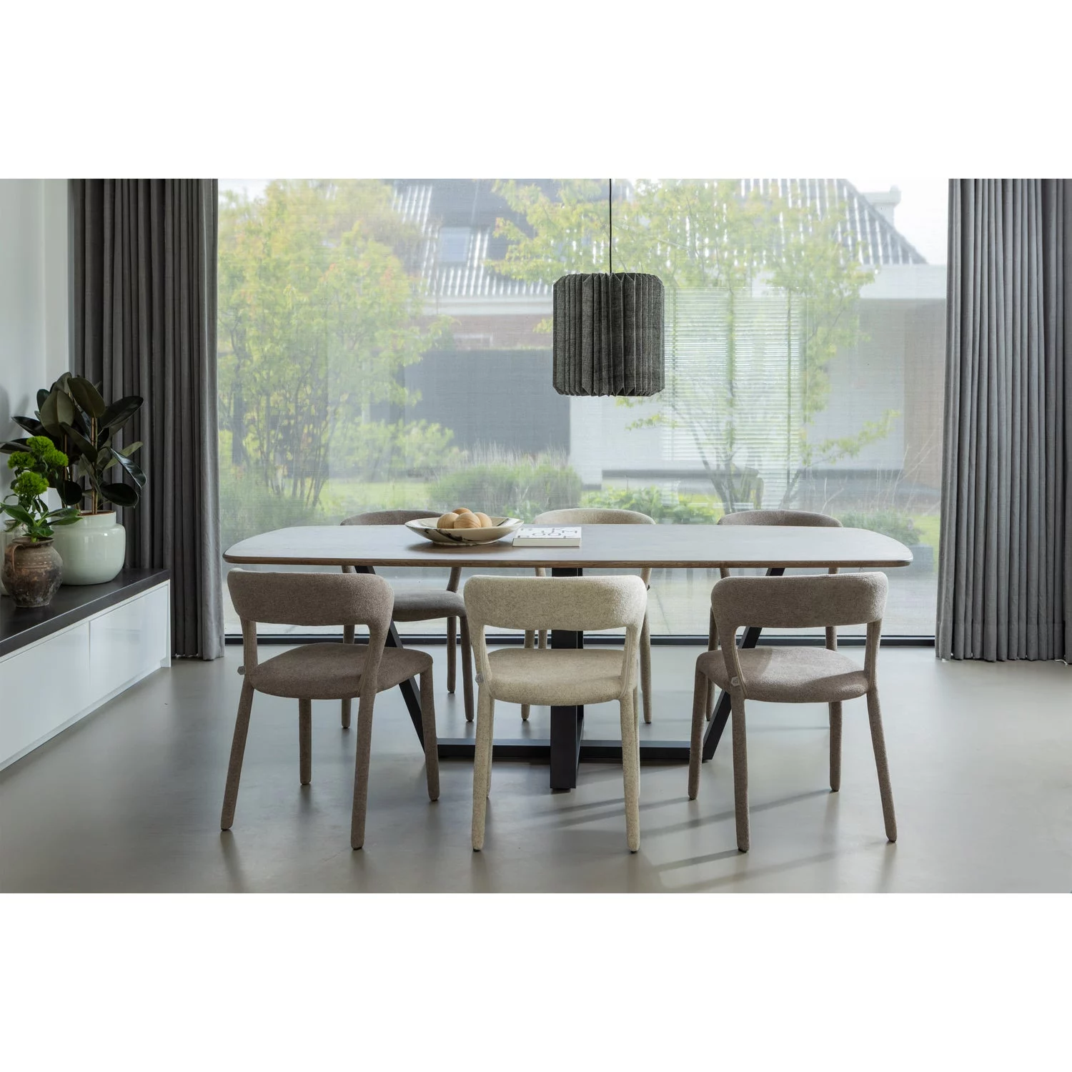 Eetkamerstoel Noble Geweven Stof - Afbeelding 3