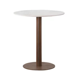 Ronde Bistro Eettafel Keramisch Marmer