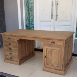 Alternative view of Single Desk Teak