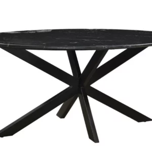 Marble Oval Spider Black 180Cm