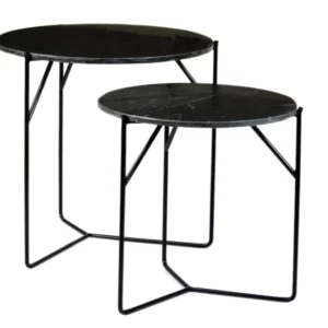 Alternative view of Mason Marble Black/Black Set Of 2