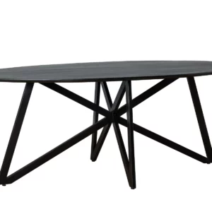 Oslo Black Acasia Web Leg 200Cm