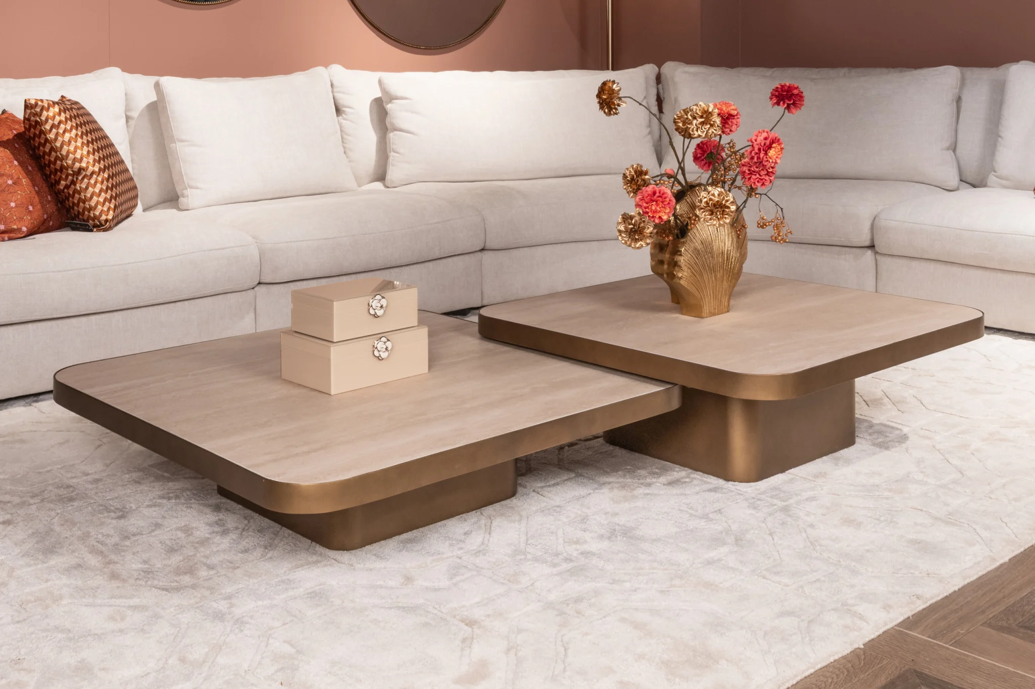 Salontafel Claridge Beige 70X70 (Cumulus) - Afbeelding 7