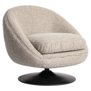 Alternative view of Lounge Stoel Nodo Natural Chunky Swivel