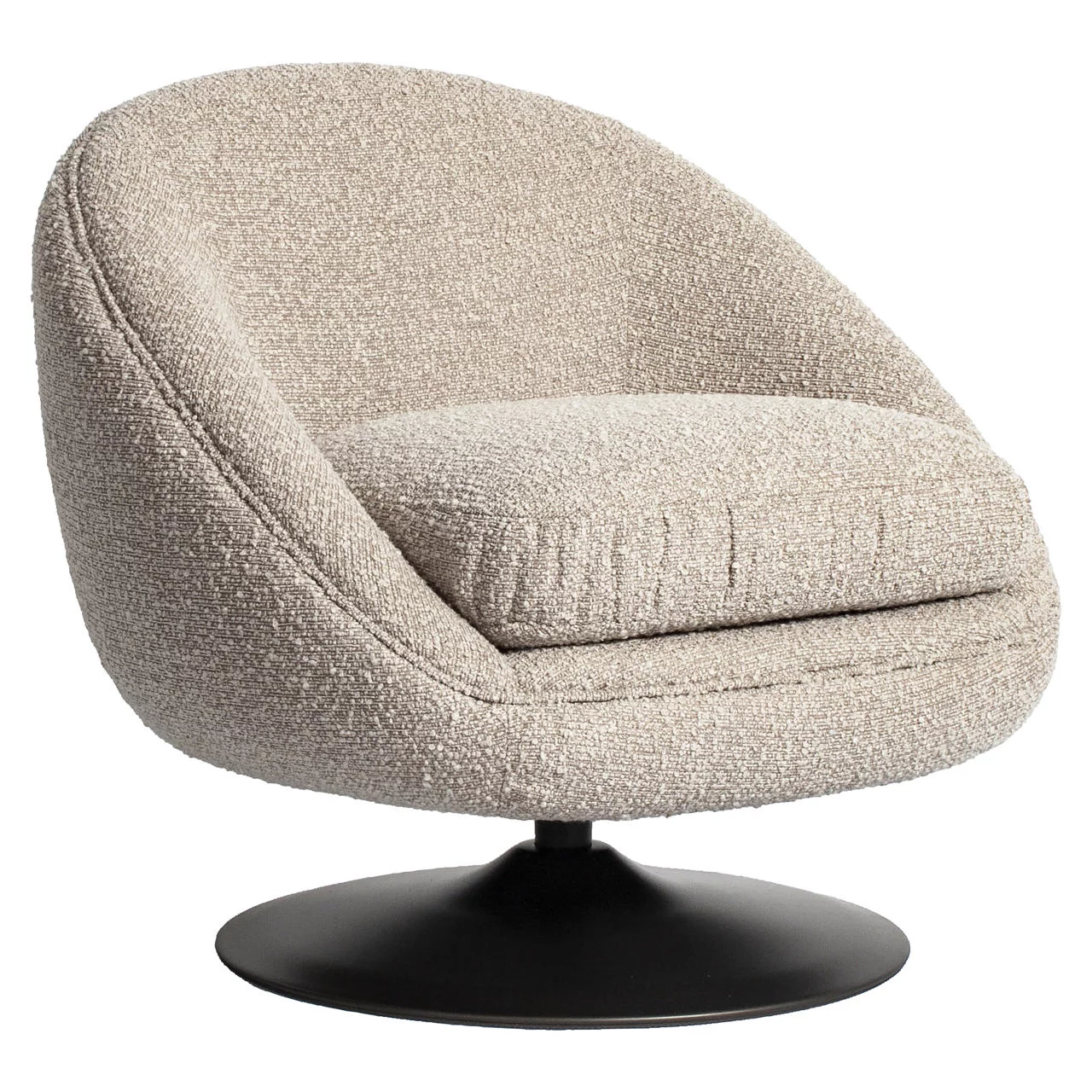 Lounge Stoel Nodo Natural Chunky Swivel - Afbeelding 2