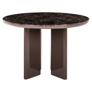 Alternative view of Eettafel Almundi Chocolat Brown 120Ø