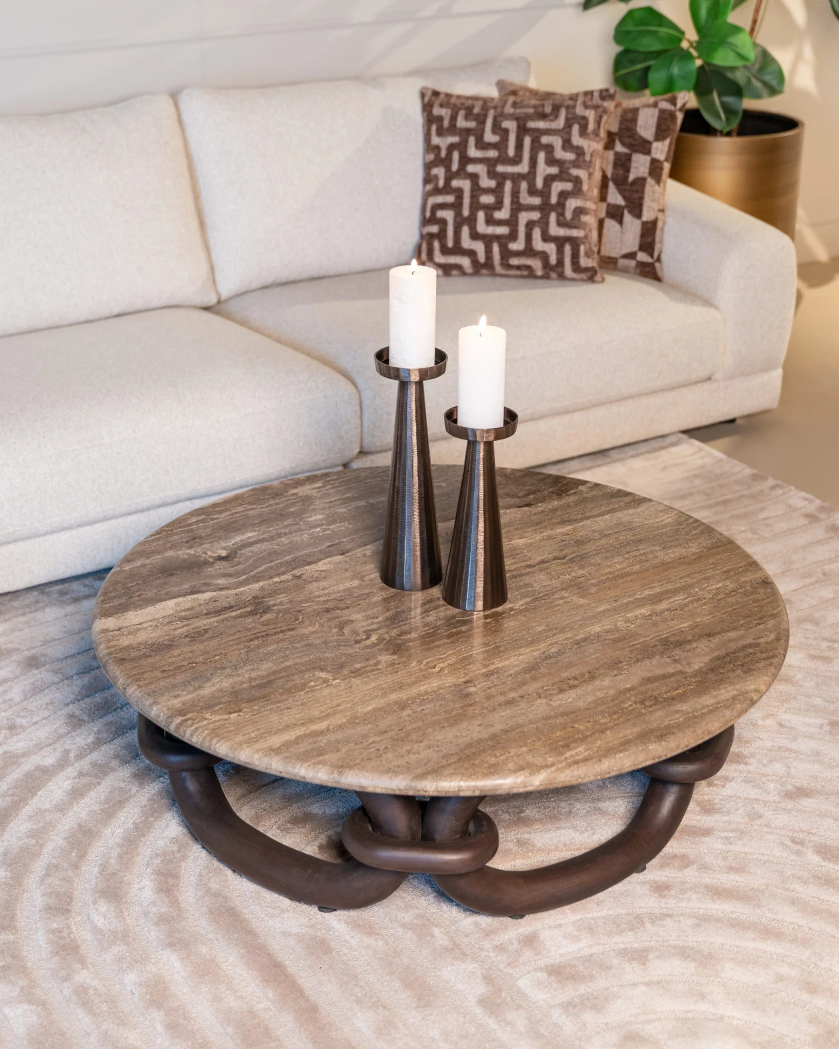 Salontafel Chainey Ash Brown - Afbeelding 5