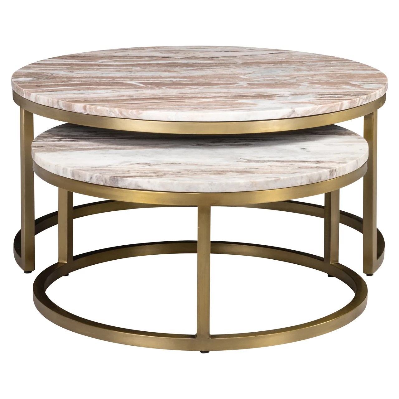 Salontafel Bottega Blush Beige (Set Of 2) - Afbeelding 3